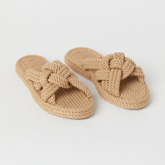 H&M Braided Rope Sandals 🌴 - Picture 1 of 4